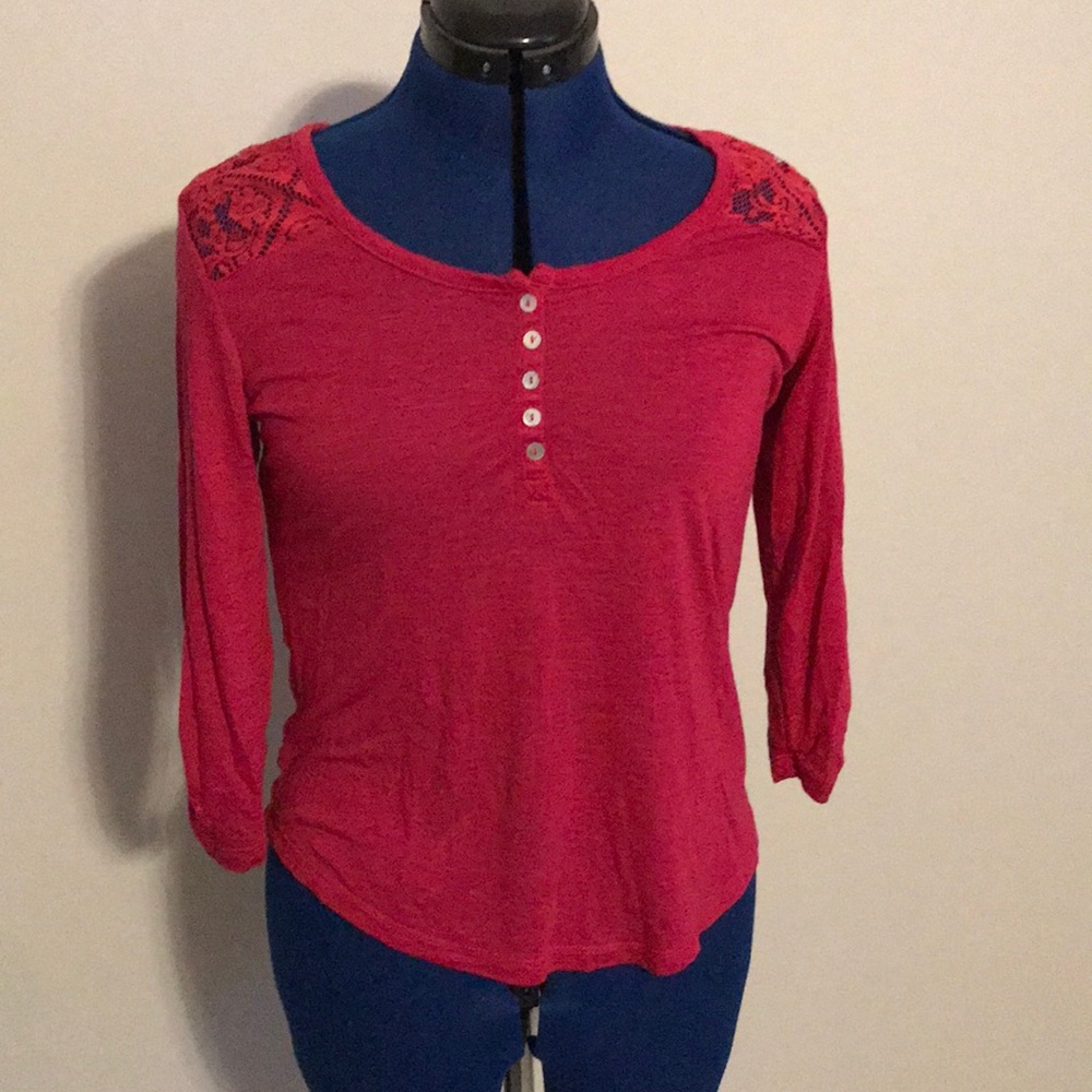 Magenta top